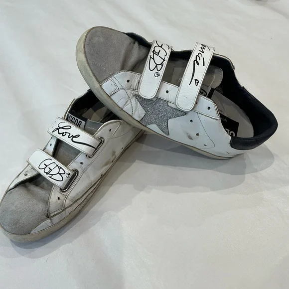 Golden Goose Old School Love Venice Sneakers Flawed Size 7 - Picture 4 of 16